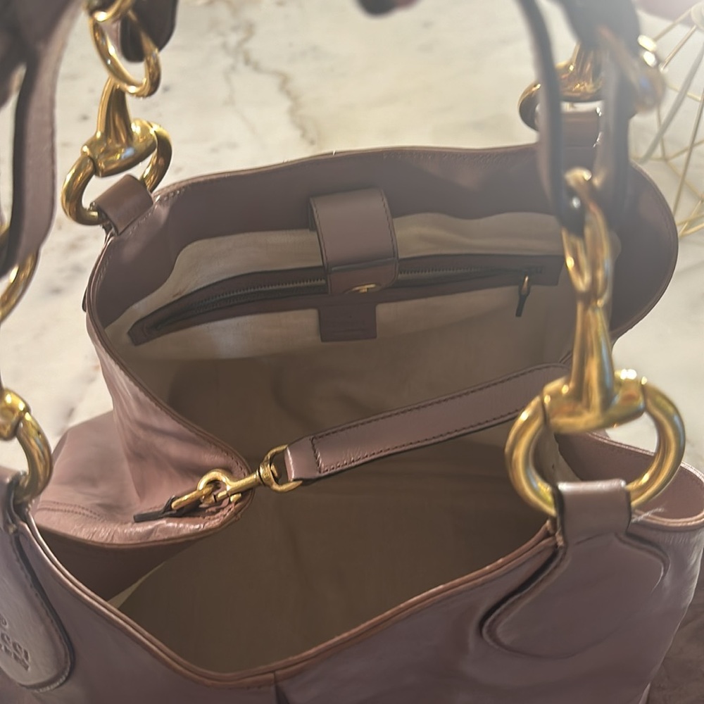 GUCCI Nude leather shopper bag - Picture 11 of 16